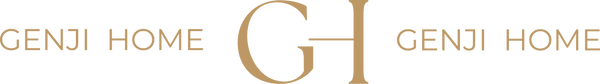 Genji Home logo with 'GH' initials in gold on a white background