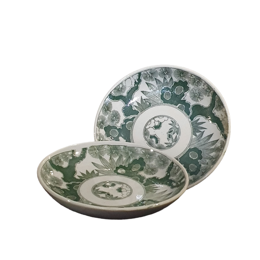 Imari Plate (Condiment Dish) - 'Pine & Cloud'
