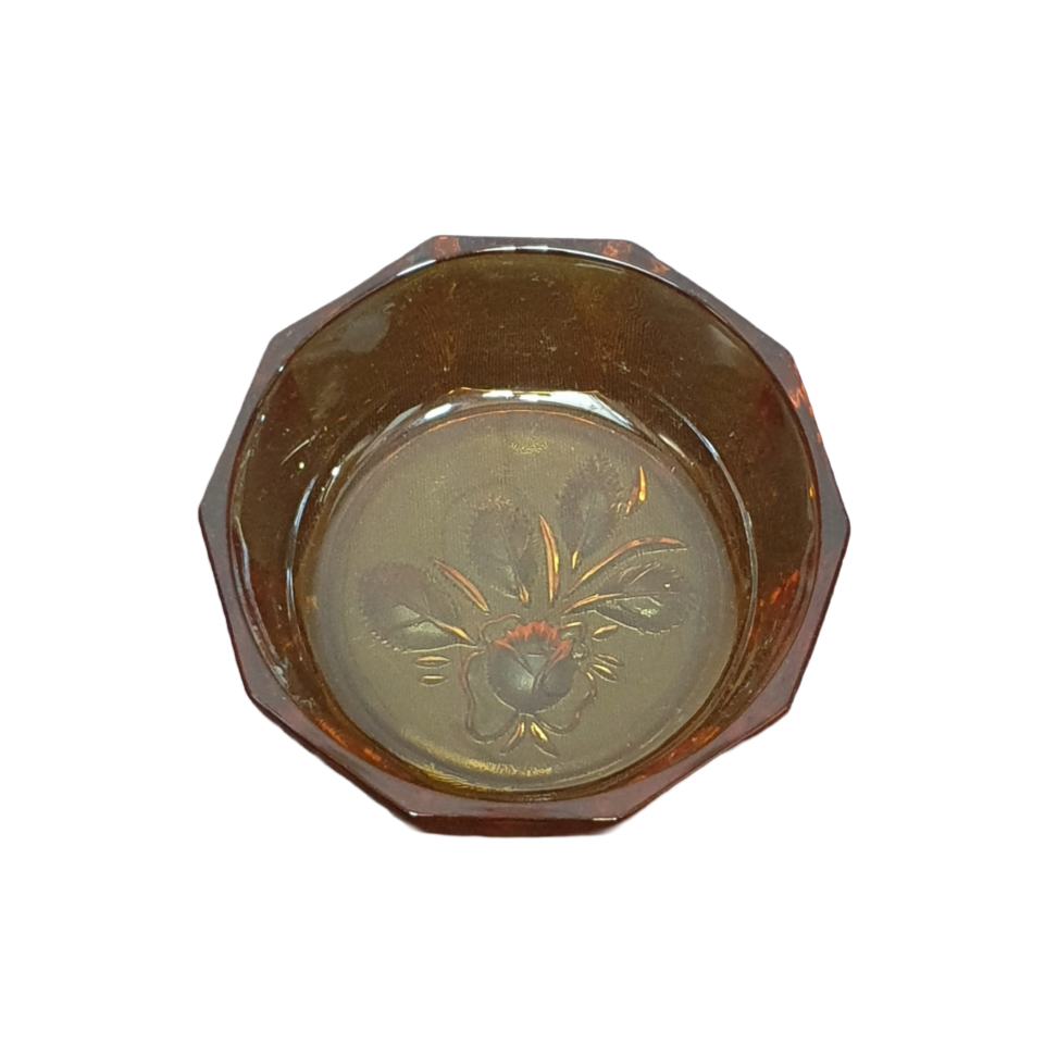 Vintage Japanese - Amber Dish by Soga