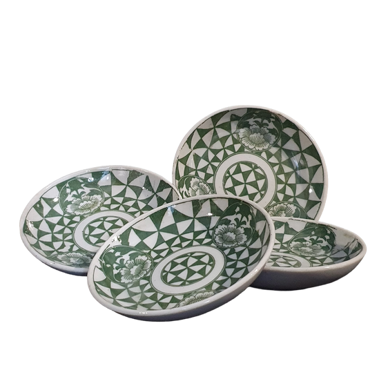 Imari Plate (Condiment Dish) - 'Lotus Flower'