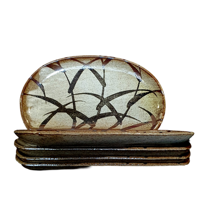 Japanese Stoneware - 'Kenzen Grass'